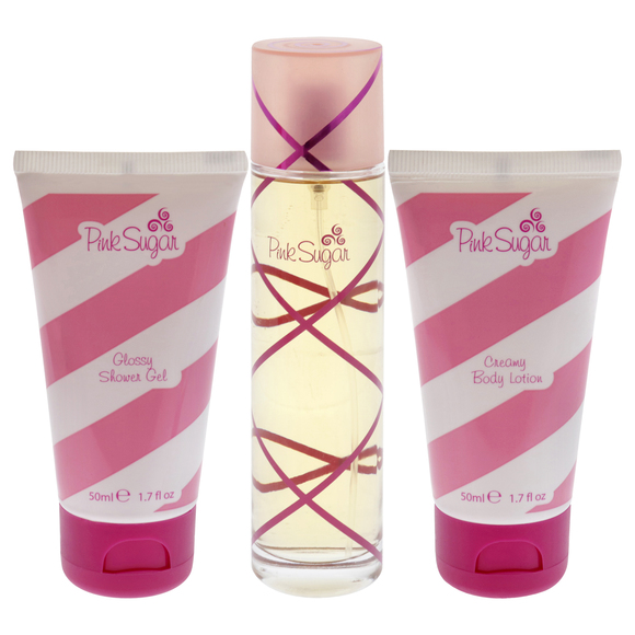 Pink Sugar Candy Magic by Aquolina for Women 3 Pc Gift Set - Picture 2 of 4